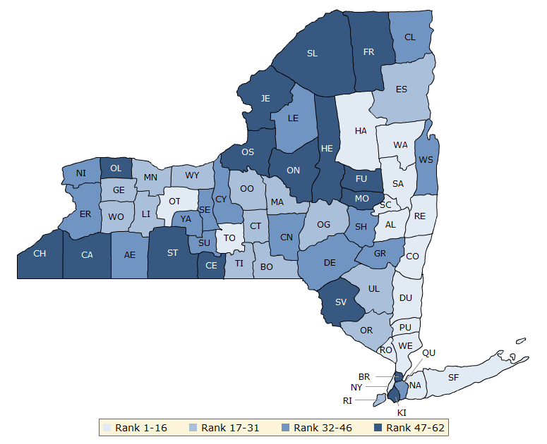 2016 Health Factors - New York